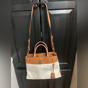 Michael Kors MICHAEL Michael Kors Hamilton Moderne Leather Satchel